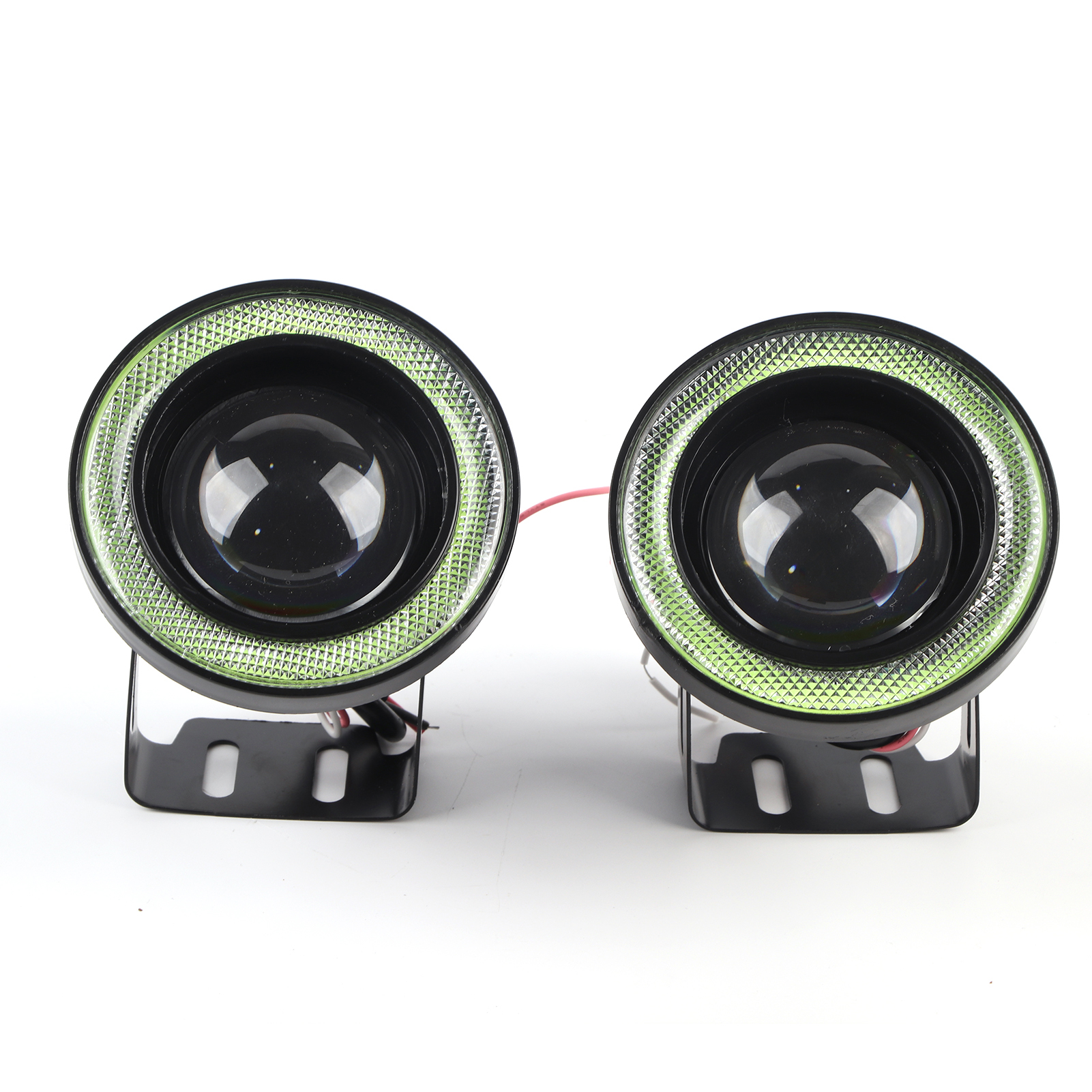 30w Wasserdichte Led-nebelscheinwerfer Mit Grüner Cob-linse Und Tagfahrlicht (89 Mm) – Auto-modifikationsteile