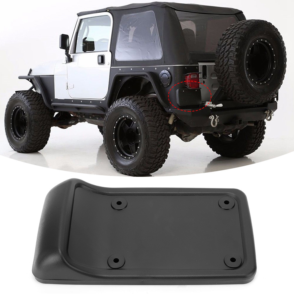 Kfz-kennzeichenhalterung Hinten, Passend Für Jeep Wrangler Tj 1997-2006