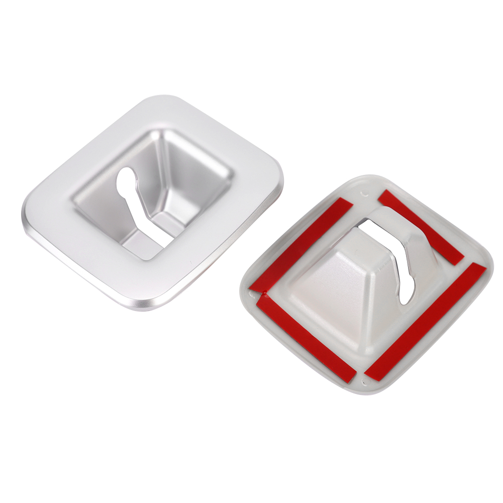 2x Kofferraumverkleidung Für Jeep Wrangler Jl 2018, Silberner Zierrahmen, Gepäckträgerschutz, Stilvolles Autozubehör, 2-teiliges Set