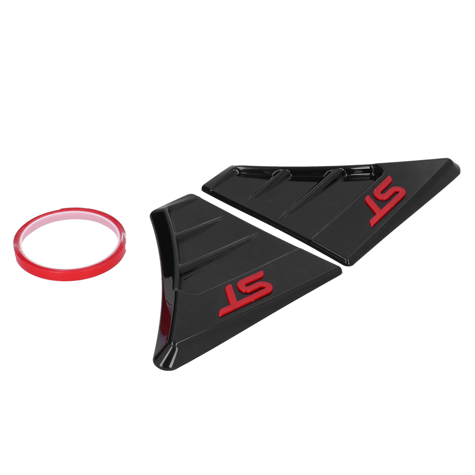 Paar Seitliche Lüftungsschlitzblenden Für Ford Focus Mk2, St Rs-stil, Rotes Tuning-zubehör, 2-teiliges Set, Radlaufspoiler-dekoration, Individuelle Zierleisten.