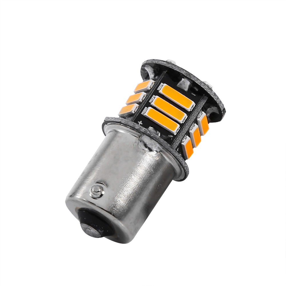 S25 1156 Ba15s 7014 21smd Gelbe Led-autolampen, Blinker, Abblendlicht, 2er-pack