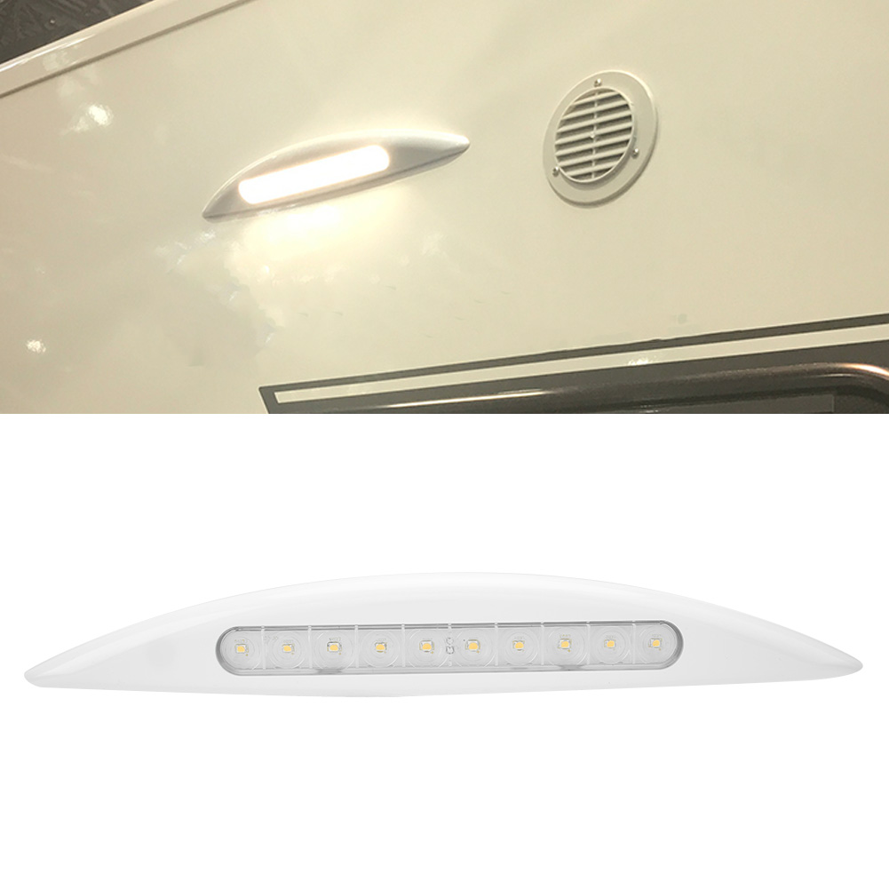 12v 5w Wasserdichte Led-außenleuchte Für Veranda, Markise, Vordach, Auto, Gelb/weißes Licht