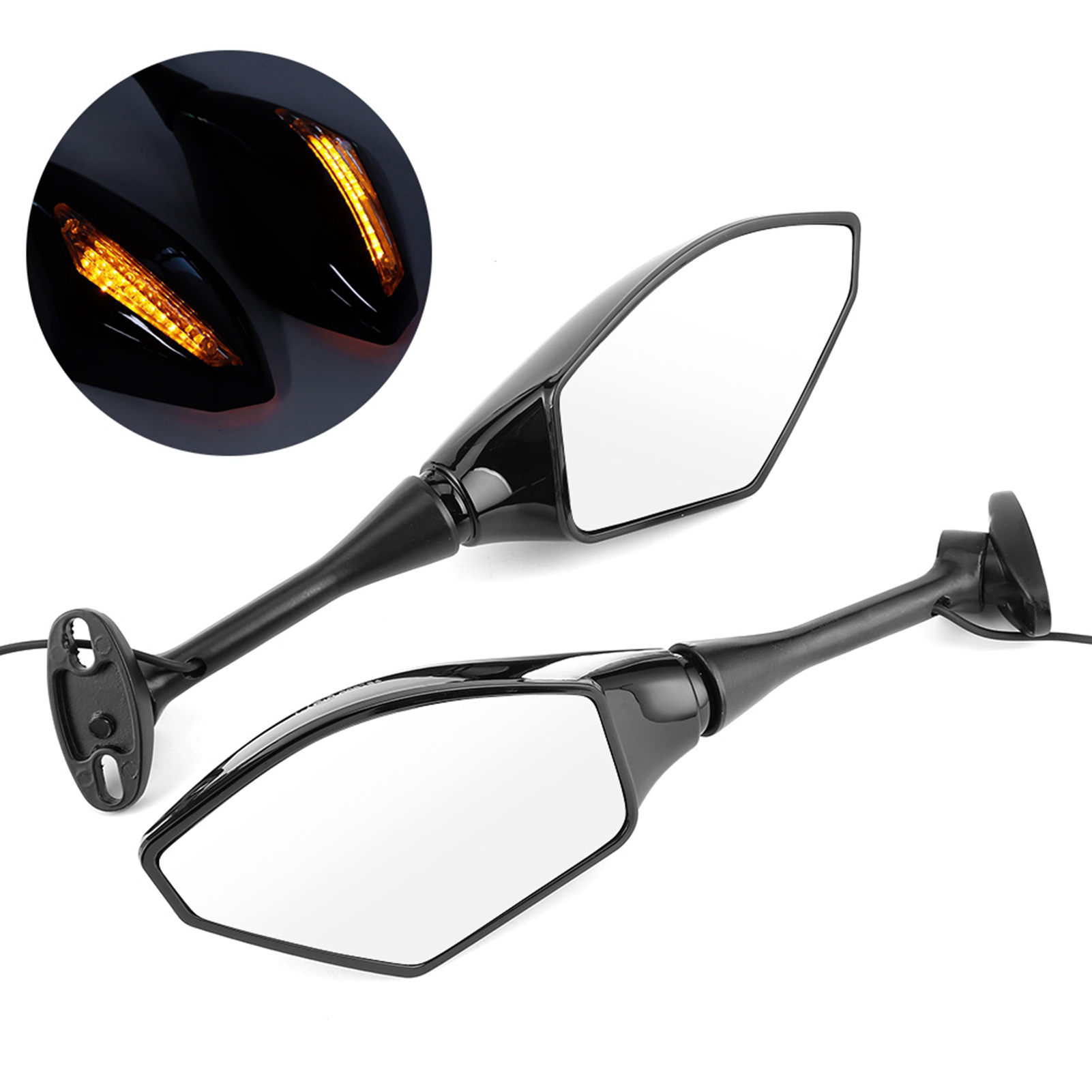 Paar Led-rückspiegel Mit Integrierten Blinkern, Passend Für Honda Cbr600rr, Cbr1000rr Und Cbr500r