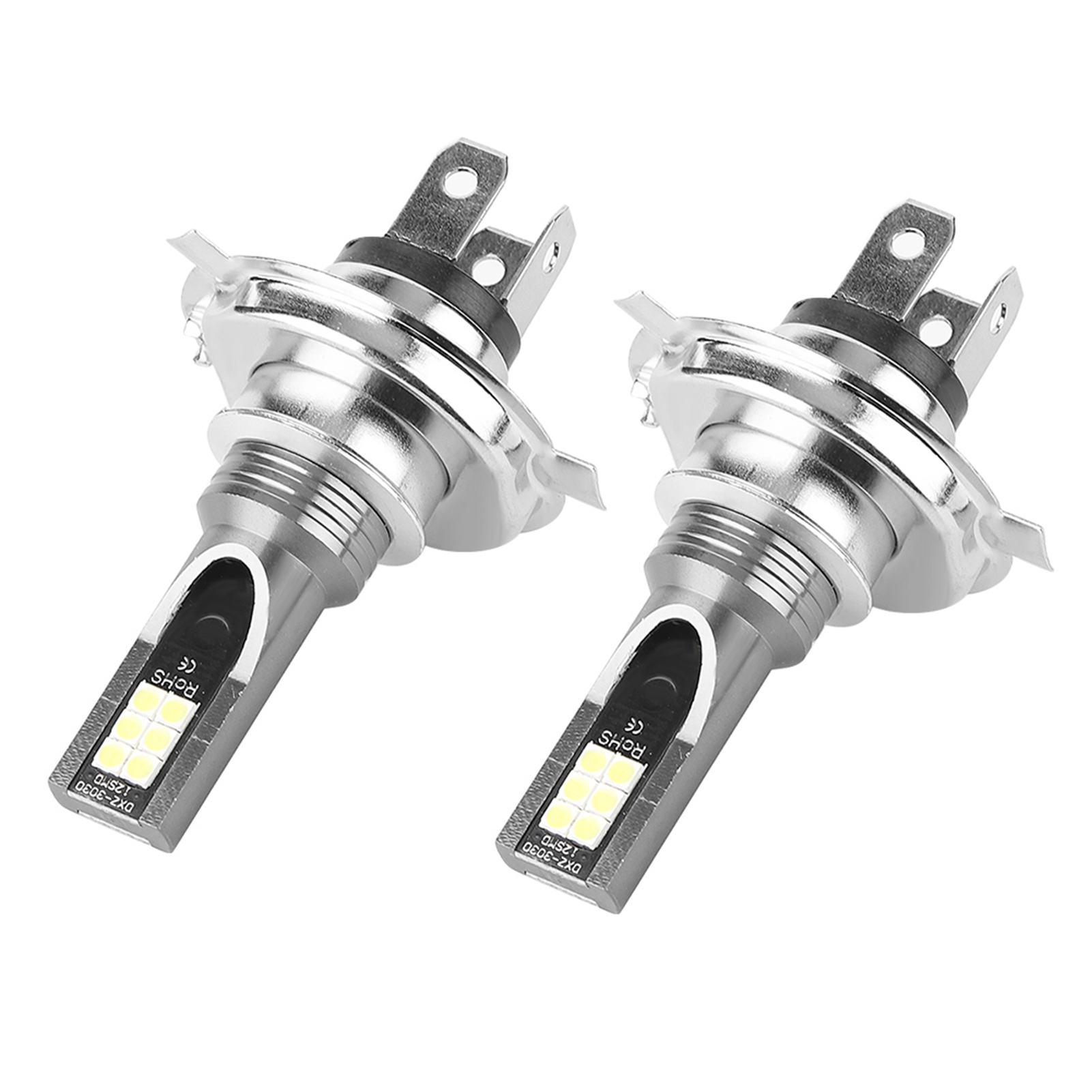 2 X 24w 3030-12led Led-nebelscheinwerfer Für Autos Und Motorräder, H4-sockel, Fahrzeugzubehör
