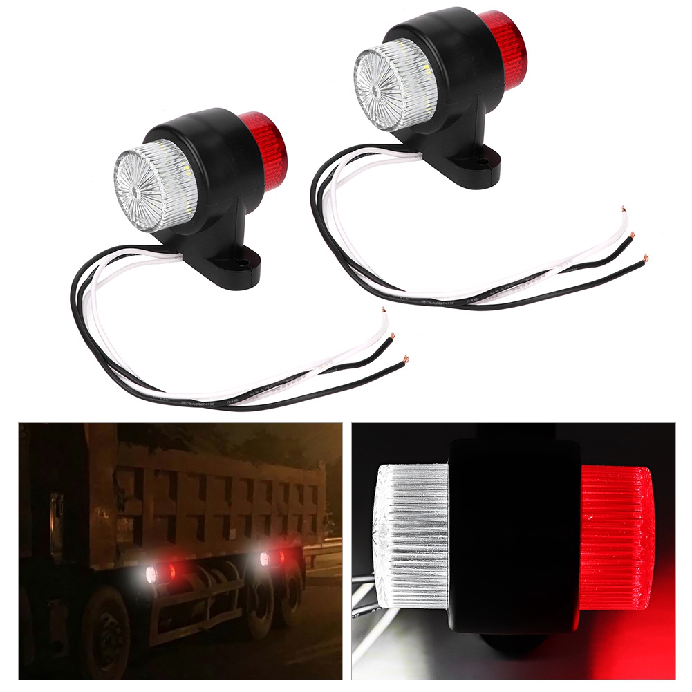 2 X 8 Led-lkw-positionsleuchten, Seitenblinker 10–30 V, Anhängersignalisierung, Wasserdicht, 2er-set