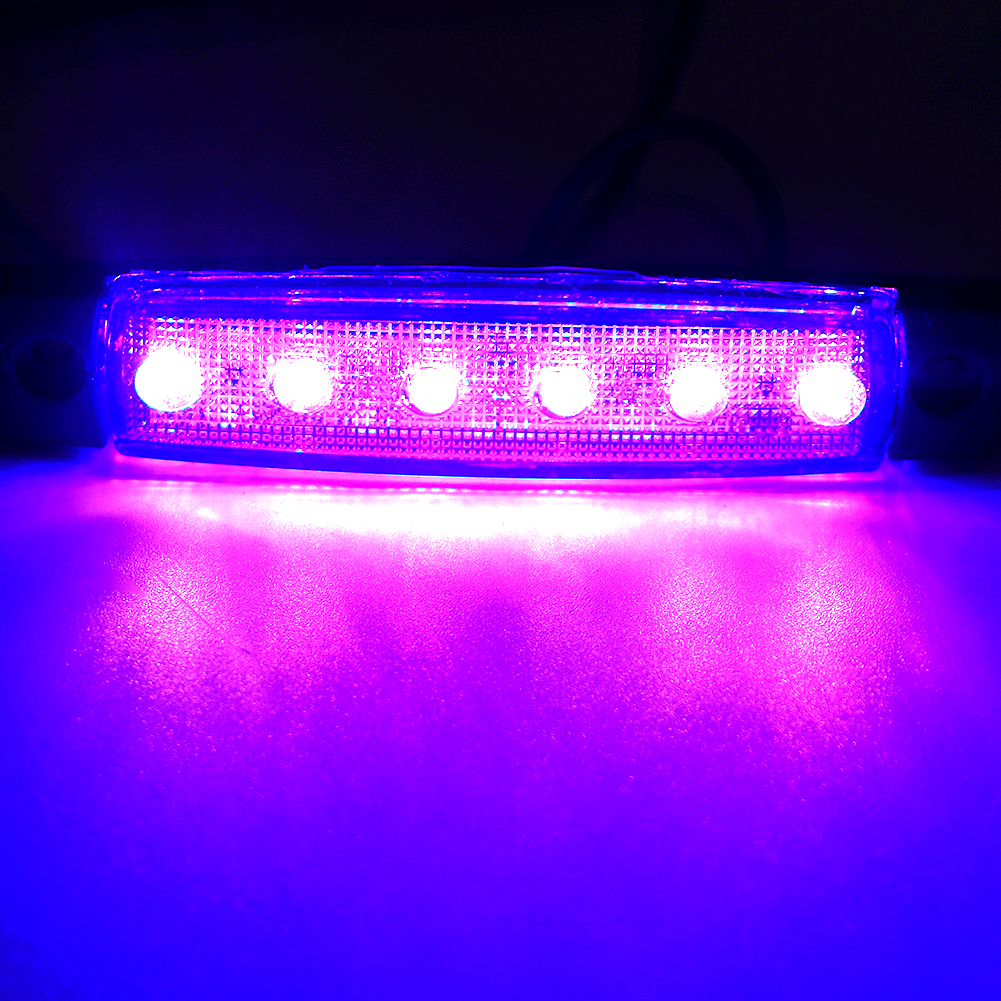 10 Stück 12v 6leds Wasserdichte Seitenmarkierungsleuchten Für Bus-, Lkw- Und Anhänger