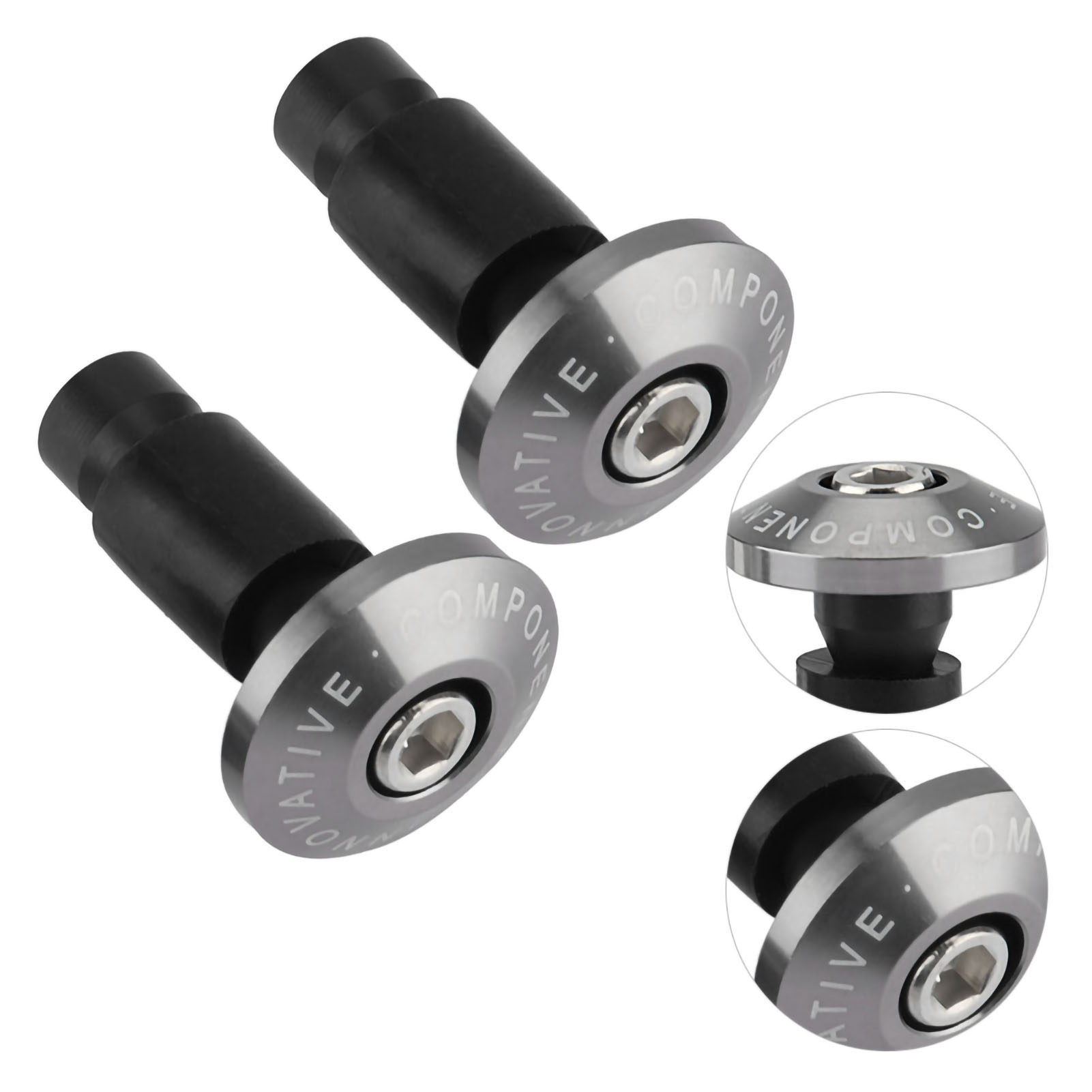 22 Mm (7/8 Zoll) Motorradgriffe, Lenkerendkappen Aus Titan Für Offroad- Und Atv-rennen