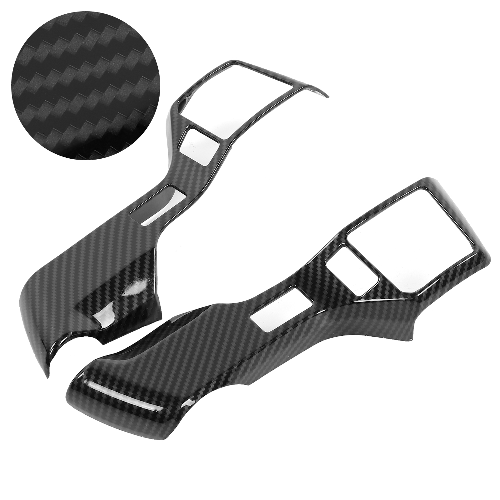 2-teiliger Lenkradbezug Aus Carbonfaser-klebefolie, Dekorative Innenraumabdeckung Für Tacoma 2016–2020, Zieraufkleber-set