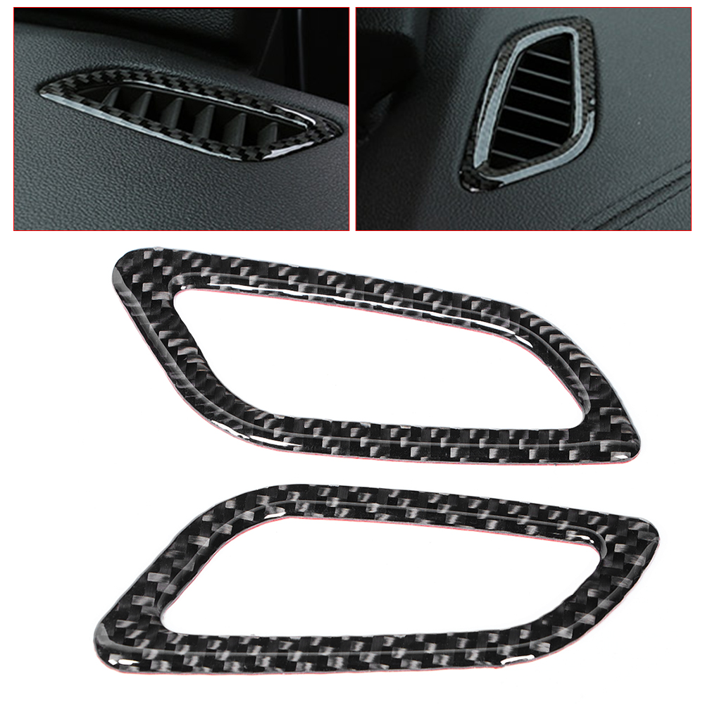 2 Stück Weiche Carbonfaser-abdeckungen Für Lüftungsauslässe Im Armaturenbrett, Passend Für Buick Regal 2017-2020
