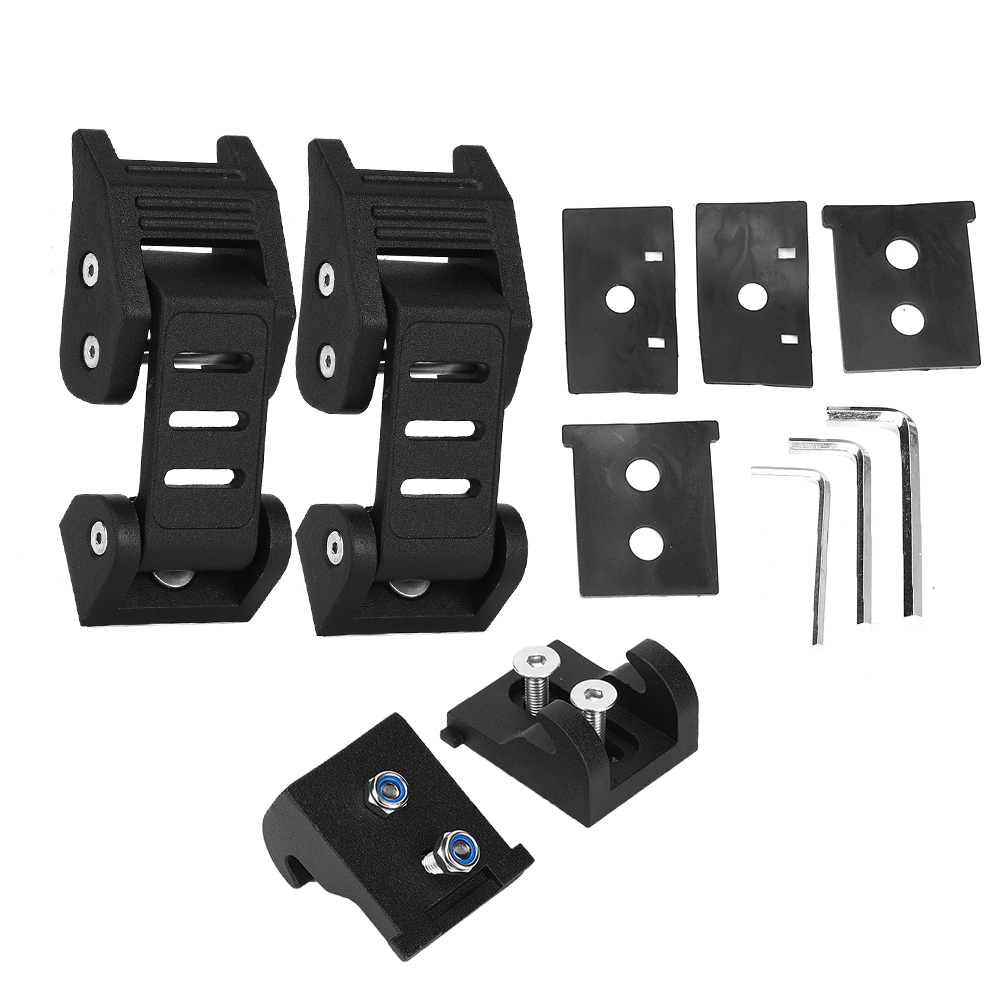 2 Stück Motorhaubenverriegelungs-abdeckungs-schnalle Passend Für Jeep Wrangler Jk 2007-2017