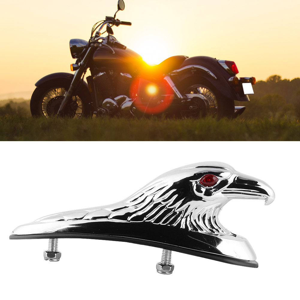 Universeller Motorrad-vorderkotflügel, Dekorativer Adlerkopf-anhänger, Legierungsstatue, Personalisiertes Zubehör Zur Individuellen Gestaltung Ihres Zweirads.