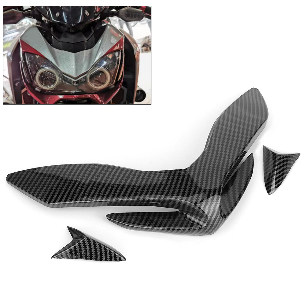 Frontscheinwerfer-abdeckung Im Carbonfaser-stil, Passend Für Kawasaki Z900 (2017–2019).
