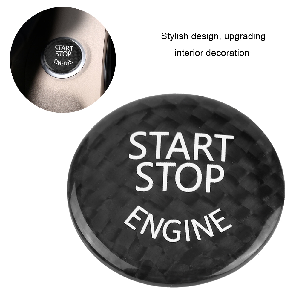 Dekorabdeckung Für Den Motorstartknopf Aus Kohlefaser, Bmw E-serie, Innenraumzubehör