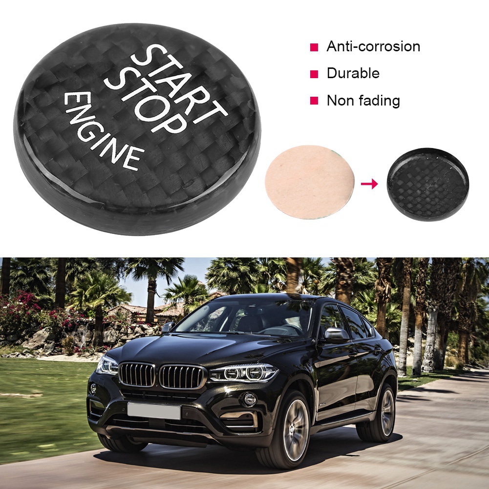Motorraumblende Mit Startknopf Aus Kohlefaser Für Bmw F-baureihe (ab 2018) Und G-baureihe