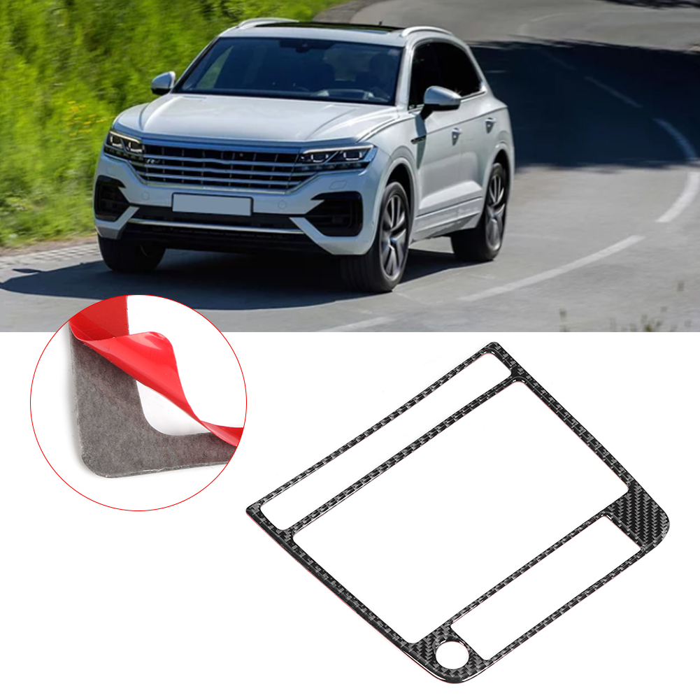 Mittelkonsolen-zierabdeckung Aus Kohlefaser Für Linkslenker, Passend Für Vw Touareg 2011-2018