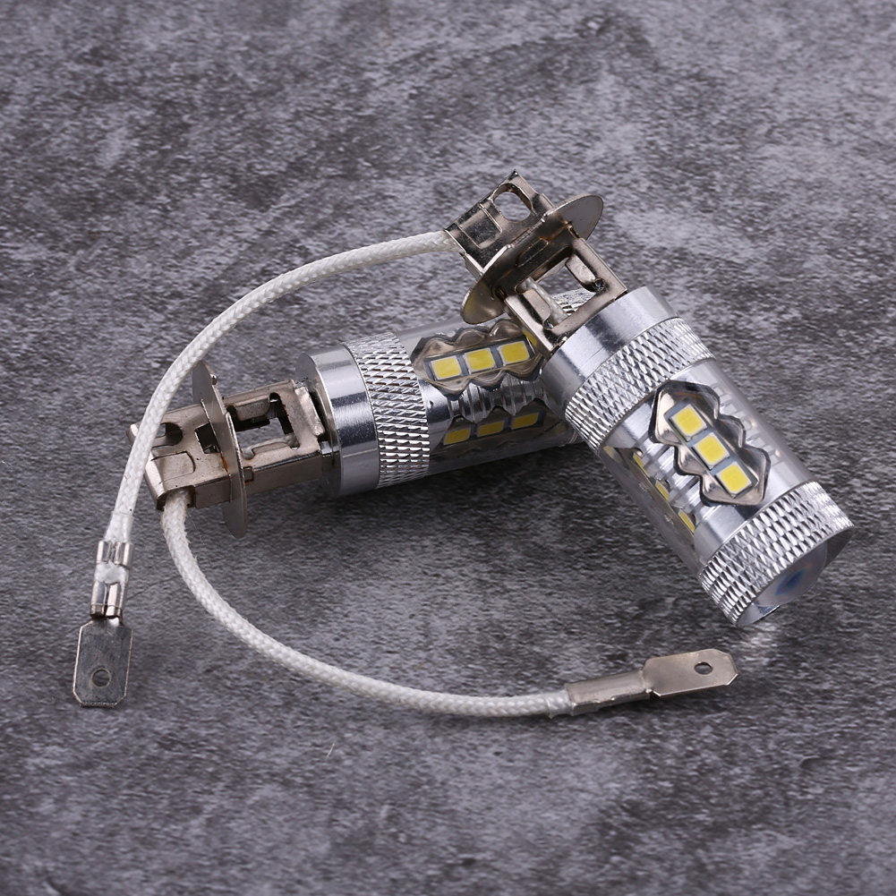 2 X 10w 12v-24v H1 H3 Led-lampen, Nebel- Und Tagfahrlicht Für Autos, Hohe Helligkeit, Hohe Leistung, 2er-pack, Leistungsstarke Fahrzeugbeleuchtung