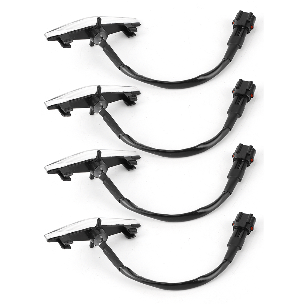 4er-set Led-frontgrillleuchten, Passend Für Toyota 4runner Trd Pro (2014–2019), Weißes Gehäuse, Weißes Licht