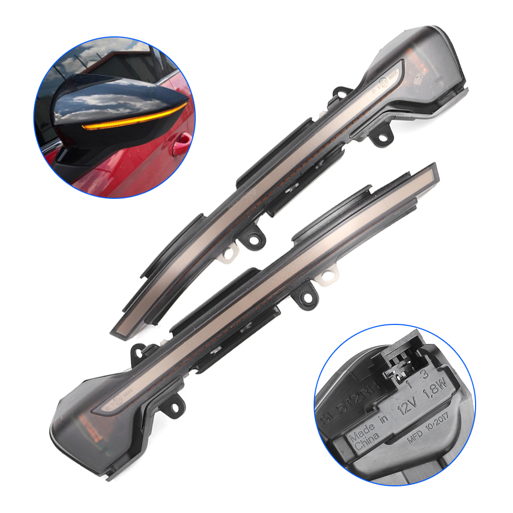 12v 1,8w Dynamische Blinkeranzeige Für Außenspiegel, Gelbe Led-leuchten, Passend Für Seat Leon Iii 5f