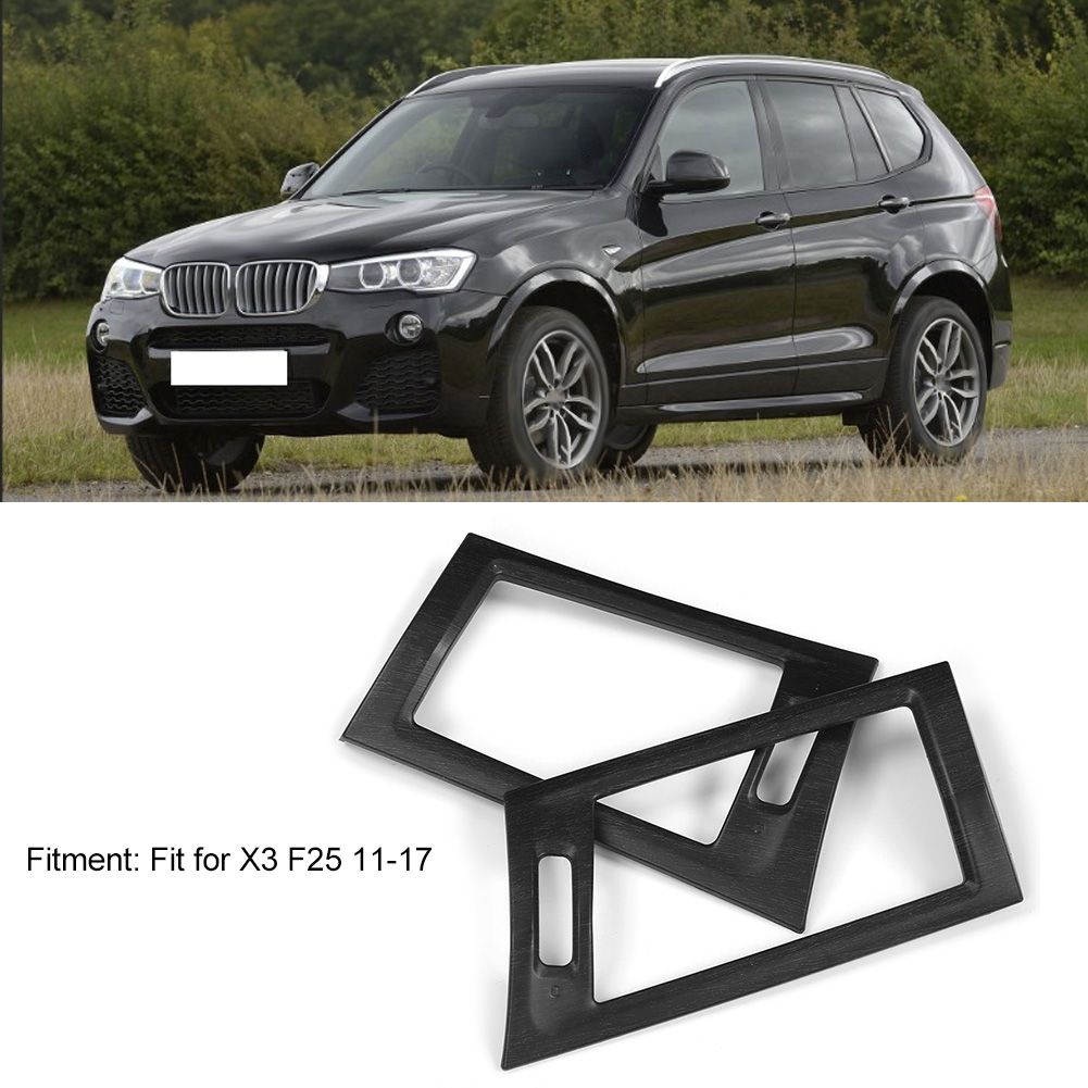 2 Stück Eichenholz-abdeckungen Für Seitliche Lüftungsauslässe, Passend Für X3 F25 11-17