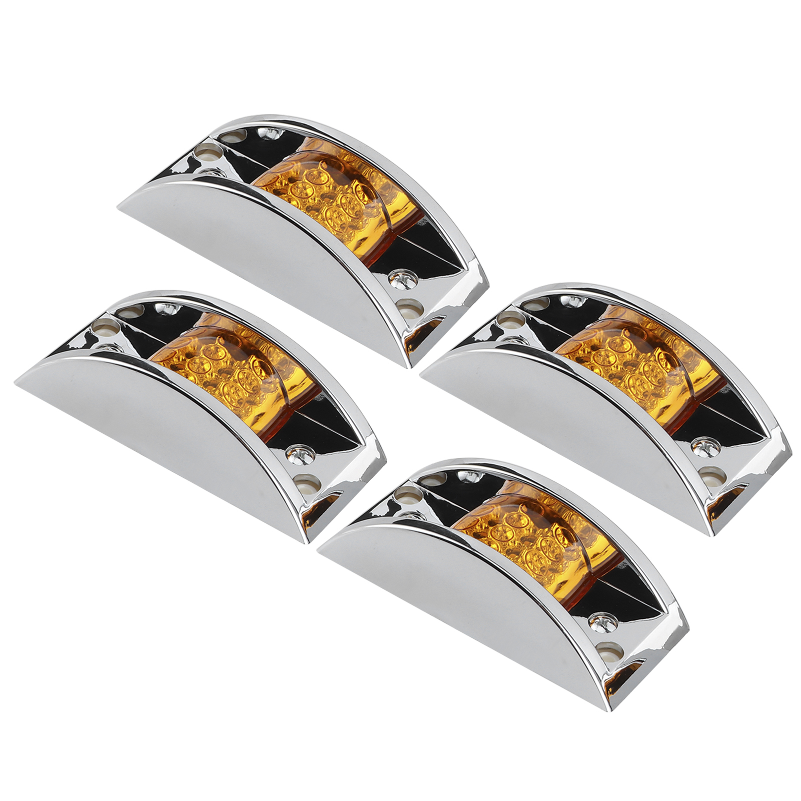 4 Stück Seitenmarkierungsleuchten Mit 12 Leds, Gelb, Blinker, Positionsleuchten, Autoersatzteile