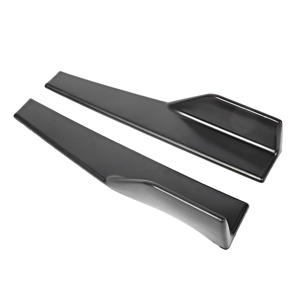 2 Stück Universelle Seitenschweller-splitter-winglets Mit Diffusor In Carbonfaser-optik