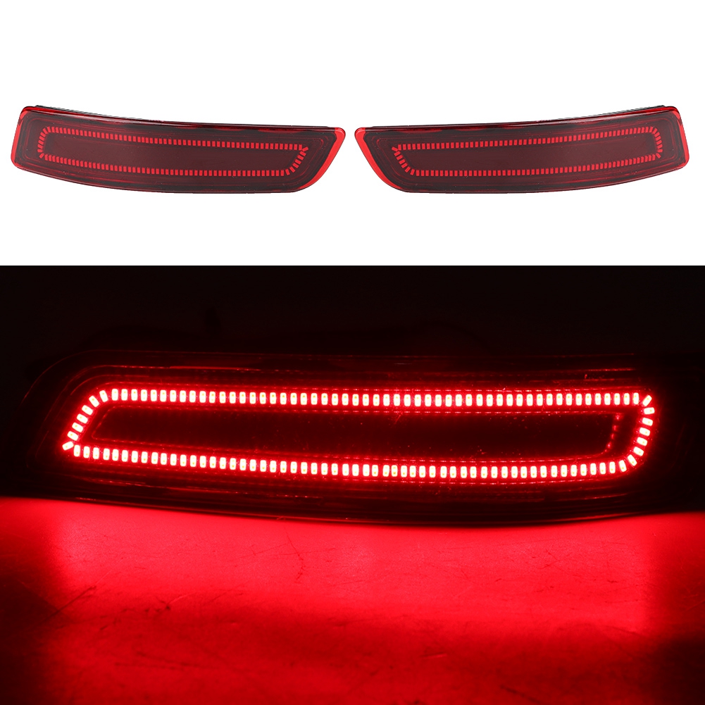 2 Led-silikon-nebelscheinwerfer/bremsleuchten Für Die Hintere Stoßstange, Kompatibel Mit Toyota Corolla 2014-2018
