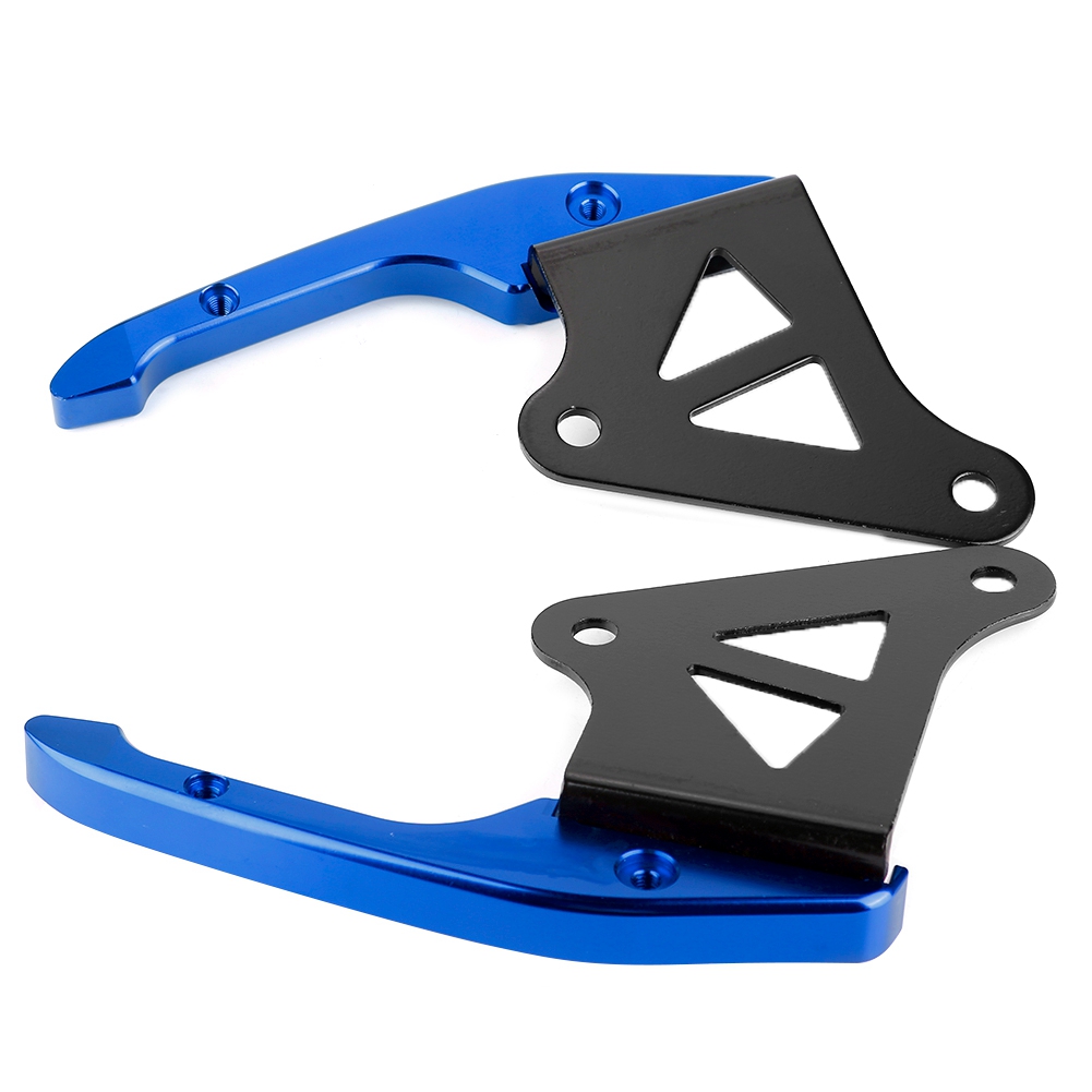 Sozius-haltegriff Für Motorrad, Blauer Aluminium-haltegriff, Universelles Sitzschienen-set