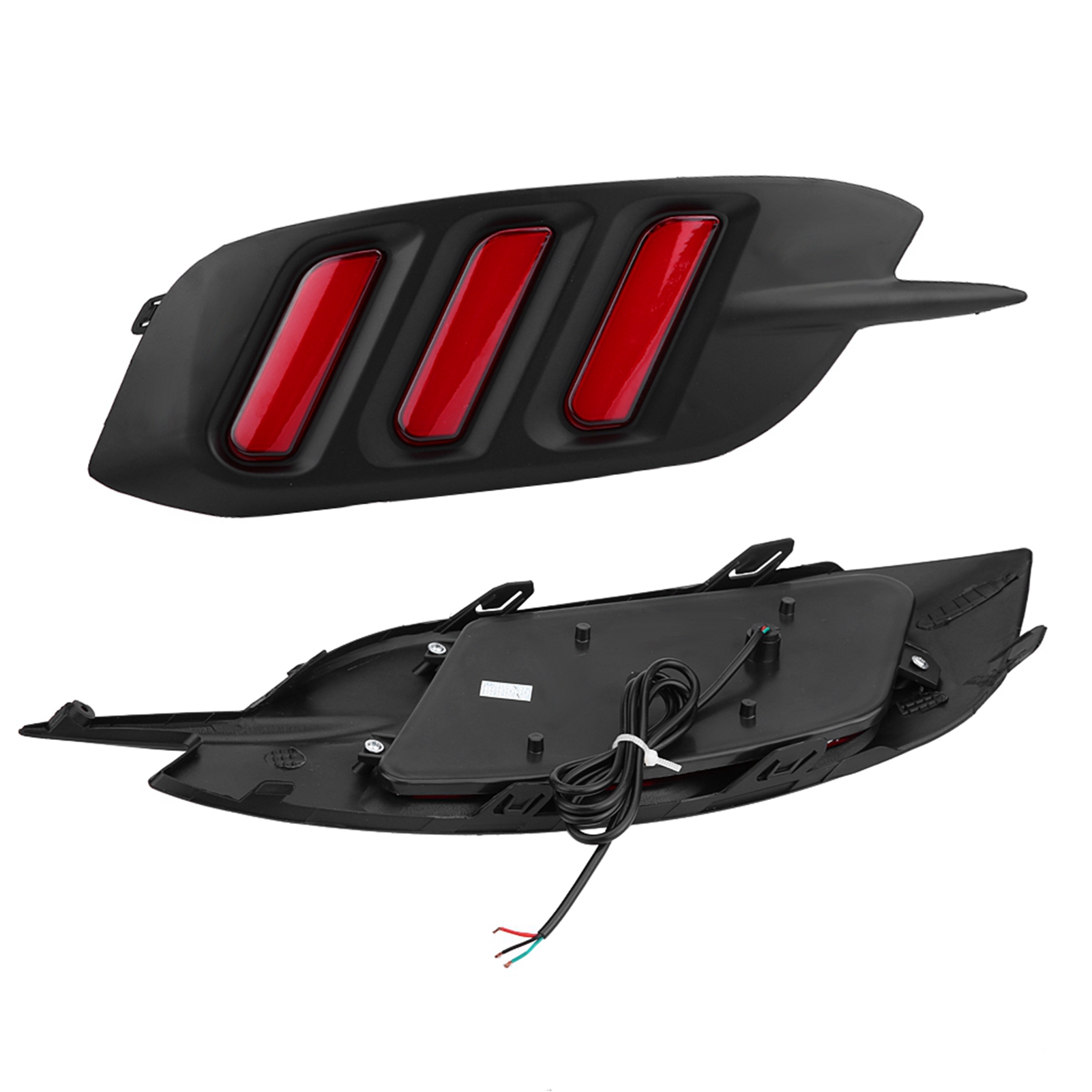 2-led-rückleuchten-set Mit Tagfahrlicht Und Blinkern Für Honda Civic 2016–2017, Stoßstangen-bremsleuchten, Kfz-blinker, Rote Beleuchtung