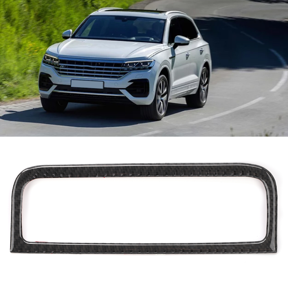 Zierrahmen Aus Kohlefaser Für Klimaanlagenschalter, Linkslenker, Passend Für Vw Touareg 11-18