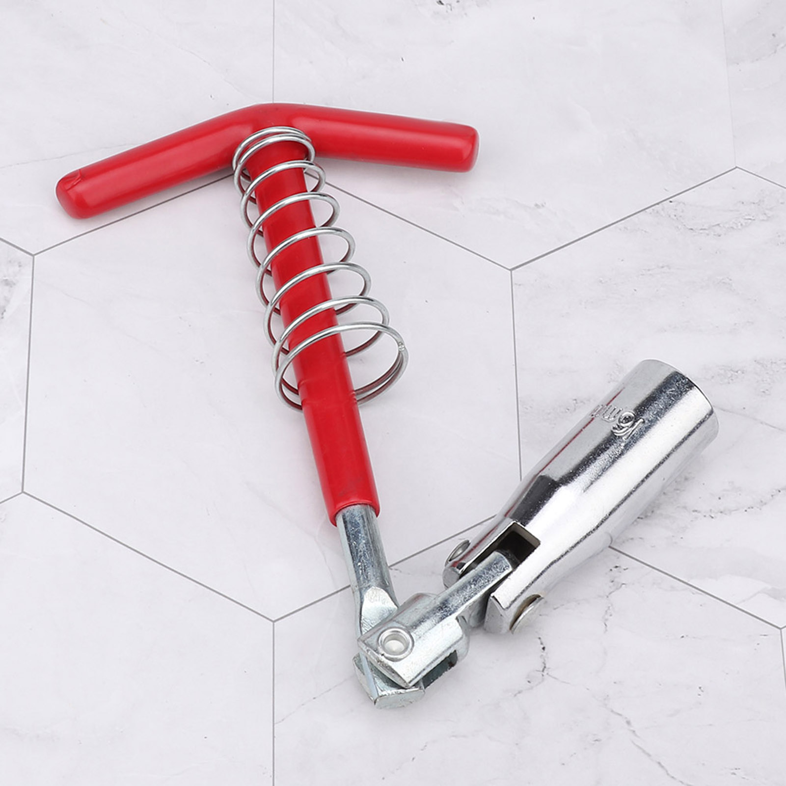 Universeller 16-mm-t-griff-zündkerzenschlüssel, Ausbauwerkzeug, Manuelles Herausschrauben, Robuster T-griff, Sechskantbit, Werkstattzubehör.