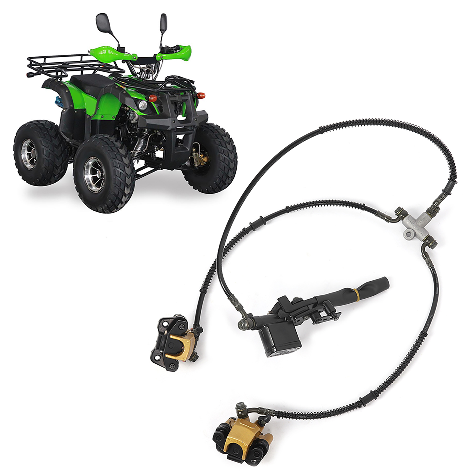 Hydraulische Scheibenbremse Vorne, Passend Für Peace 110cc 125cc Atv