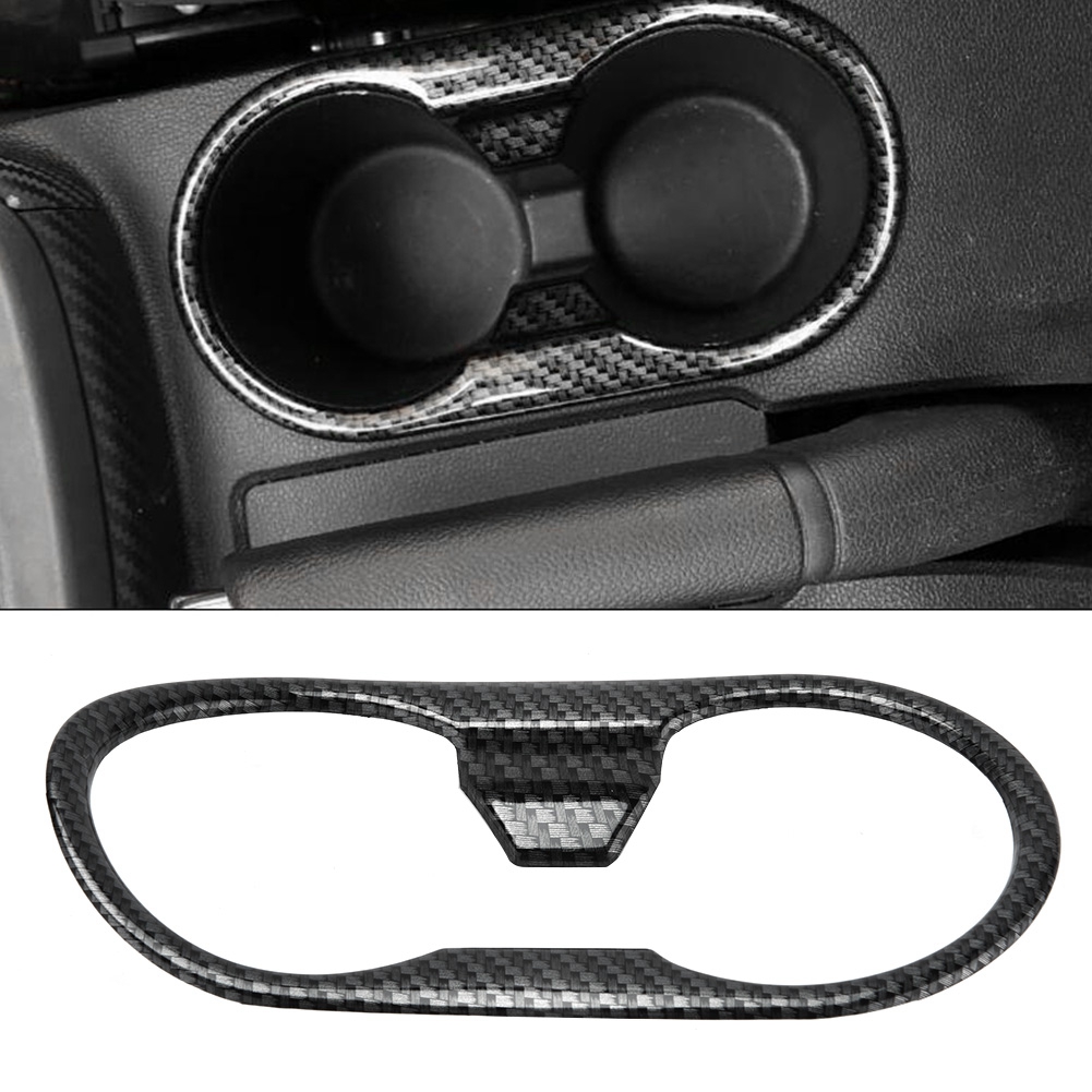 Dekorative Abdeckung Aus Kohlefaser Für Den Vorderen Getränkehalter Mg Zs 2017–2018, Armaturenbrettverkleidung, Autoinnenausstattung, 1 Stück