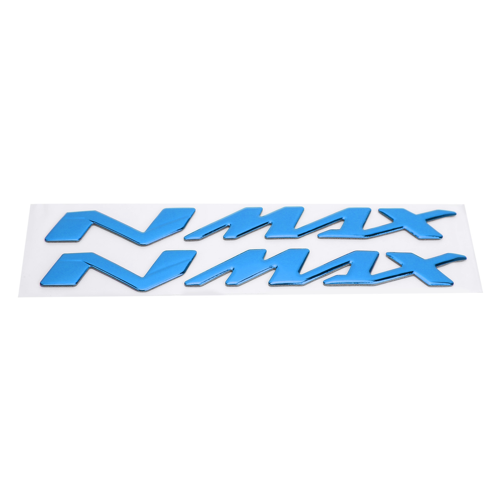 Paar 3d-motorrademblem-aufkleber, Erhabene Aufkleber Für Yamaha Nmax 155/125, Blau, Strapazierfähiger Außenkleber