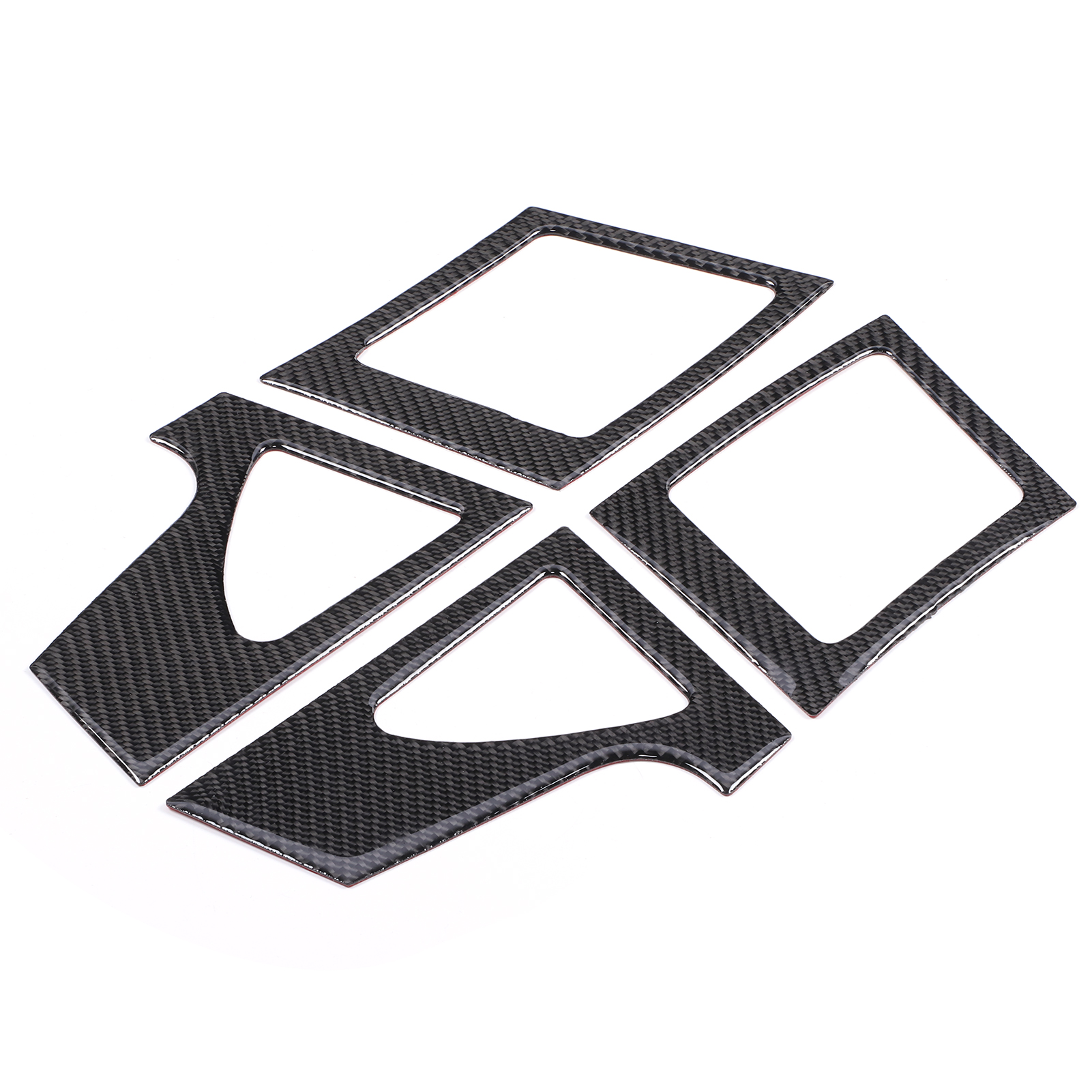 4-teiliges Set Lüftungsgitter-abdeckungen Aus Kohlefaser, Links/rechts, Passend Für Mitsubishi Lancer 2008–2016