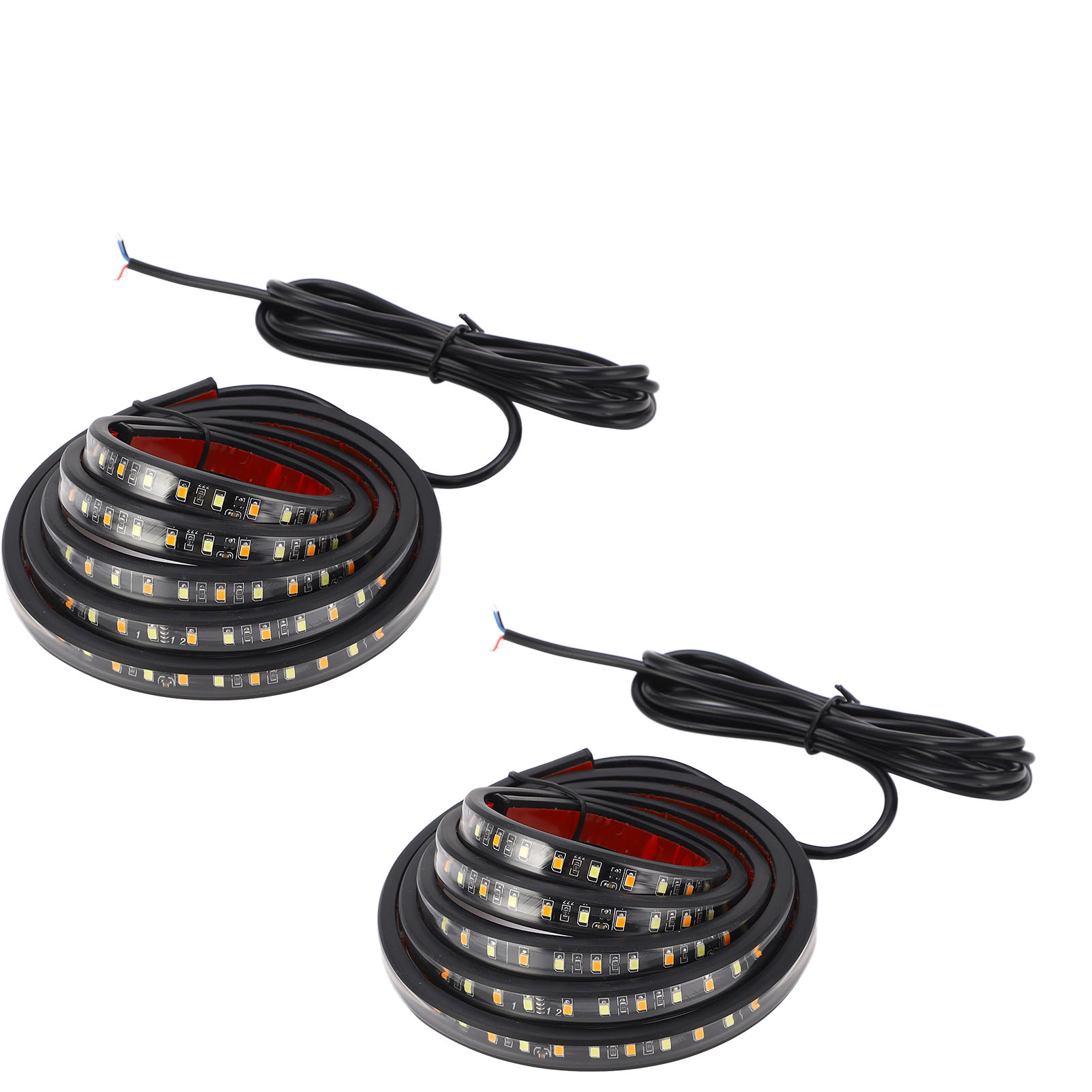 2 X 800 Lm Led-trittstufenleuchten, Bernsteinweiß, 12–24 V, Für Pickups, Geländewagen, Suvs, Quads, Schwellenbeleuchtung