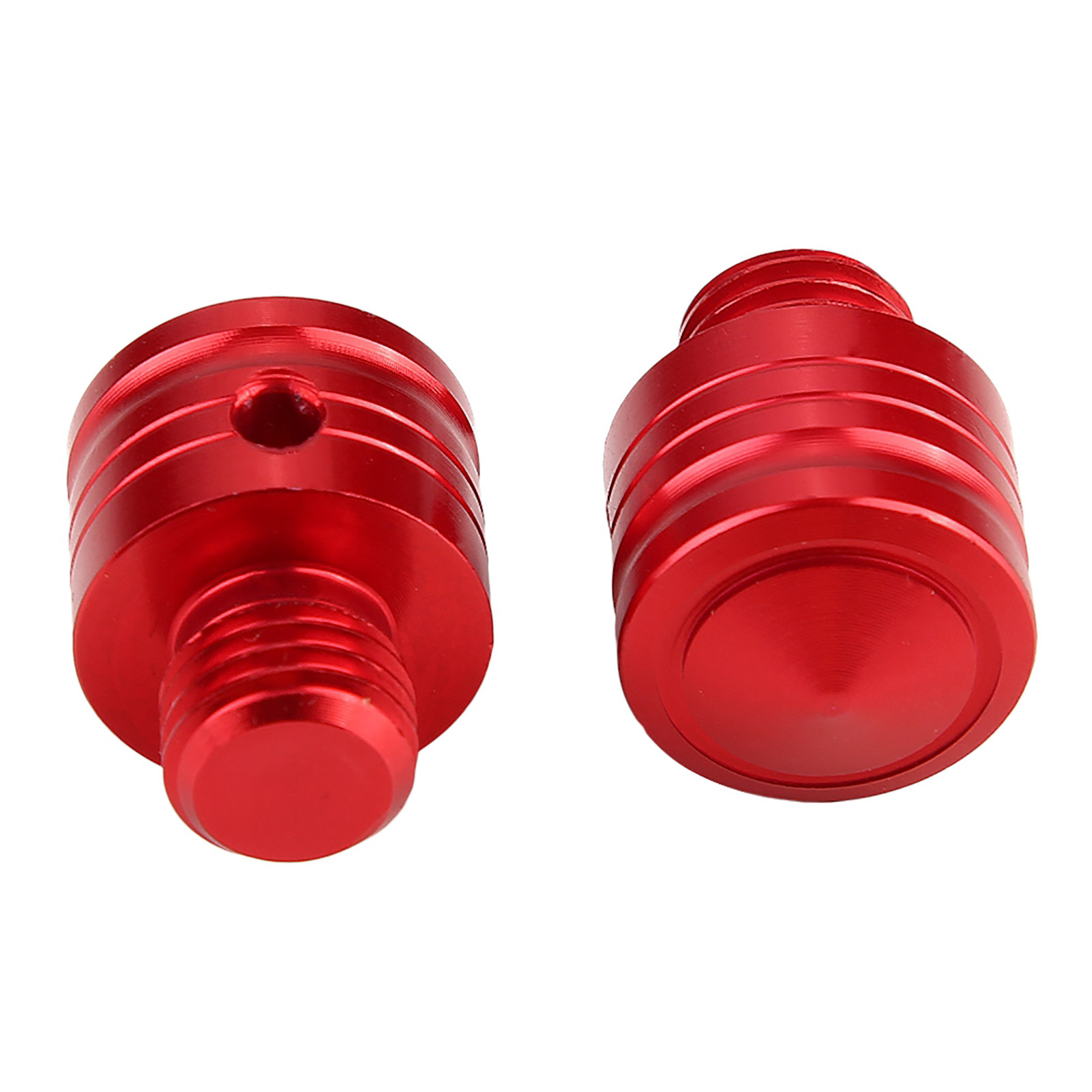 Universeller Motorrad-roller-rückspiegel, M10x1,25 Befestigungsschraube, Rot, Für Lenker