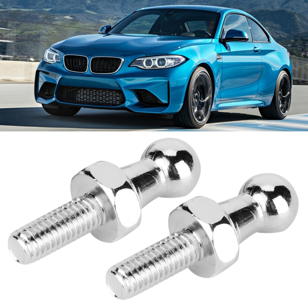 2 Cnc-gefräste Kugelgelenkköpfe Aus Aluminiumlegierung Für Gasfedern, M6-kugelkopfschraube, Abdeckung, 2er-set