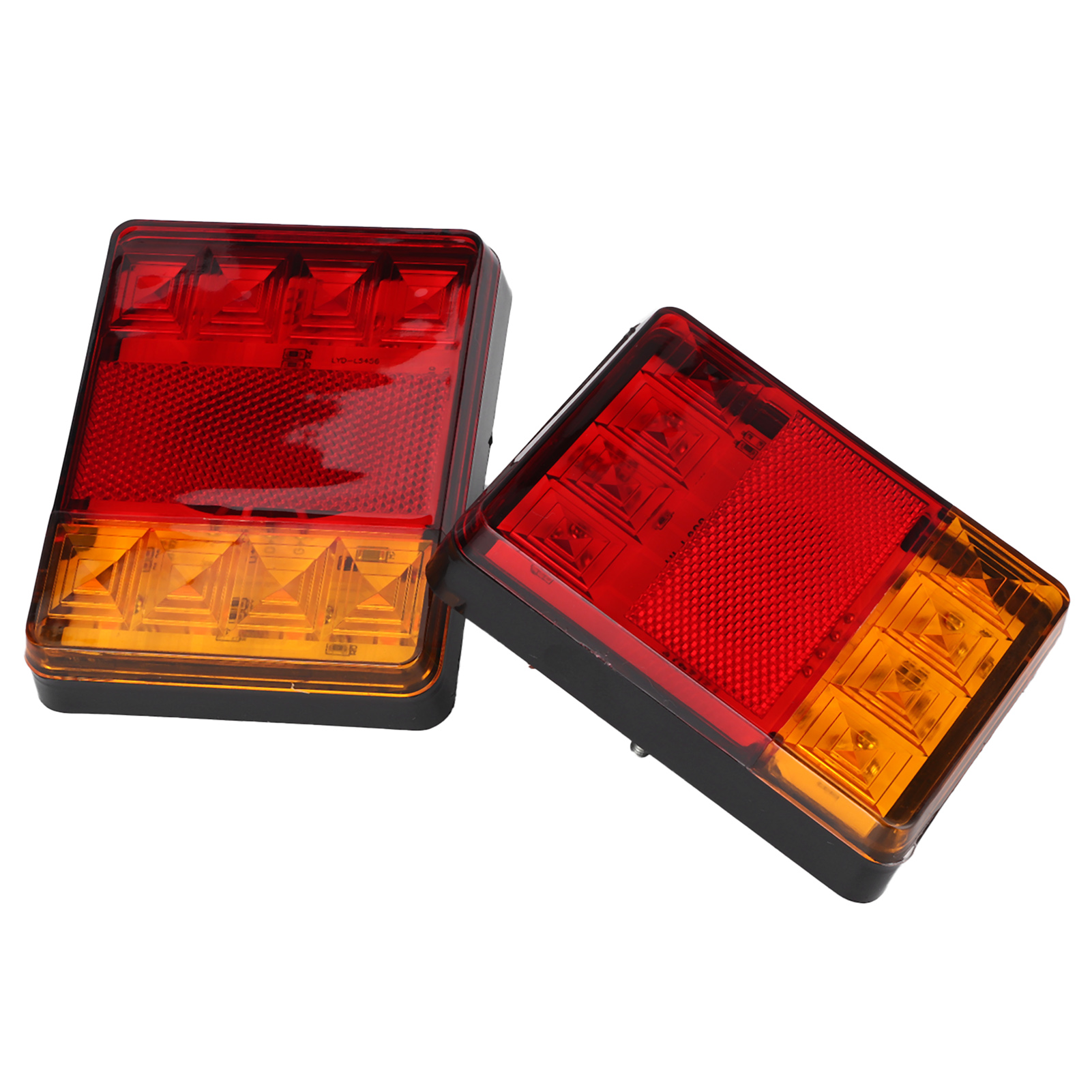 Universelle 8-led-zweifarben-rückleuchte Ip65 Wasserdicht Für Lkw, Anhänger, Nutzfahrzeuge, Quad 12v - Robuste Signaloptik.