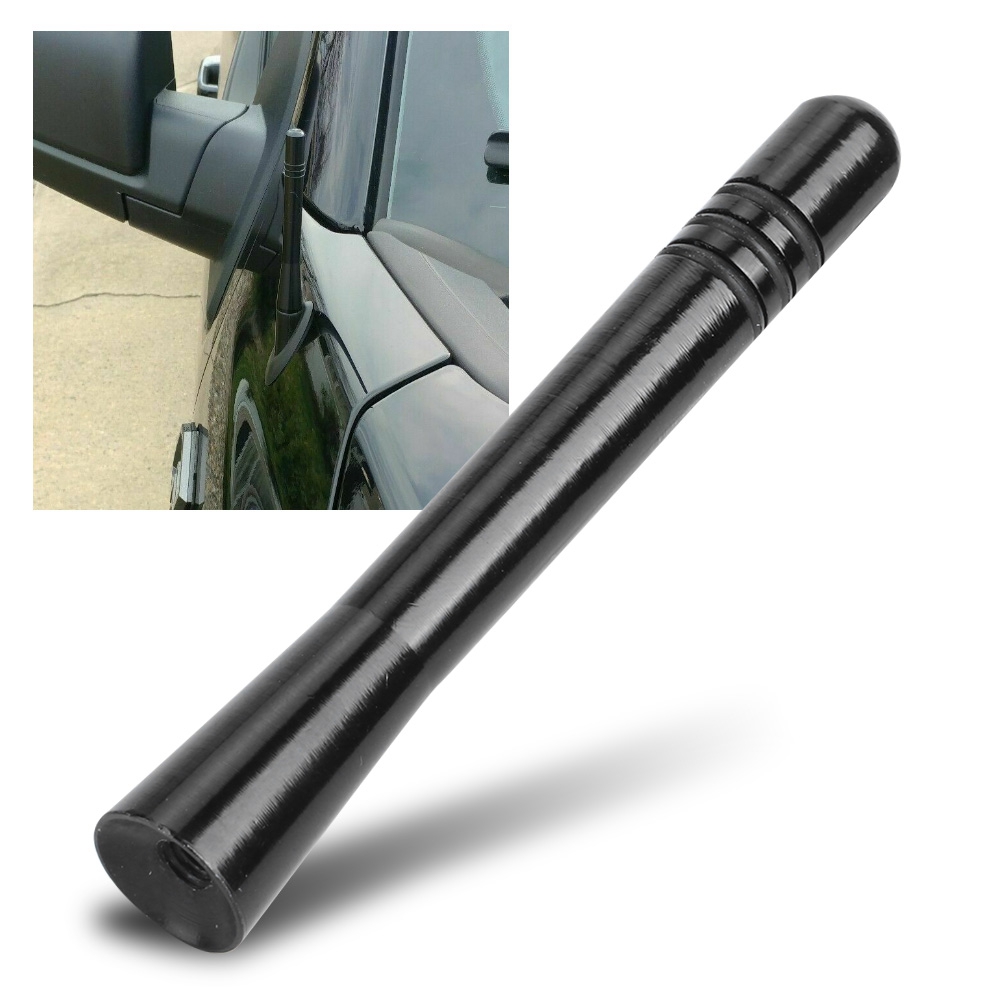 4 Zoll Kurze Mini-fm-autoantenne Aus Metall, Passend Für Ford F-150 2009-2020