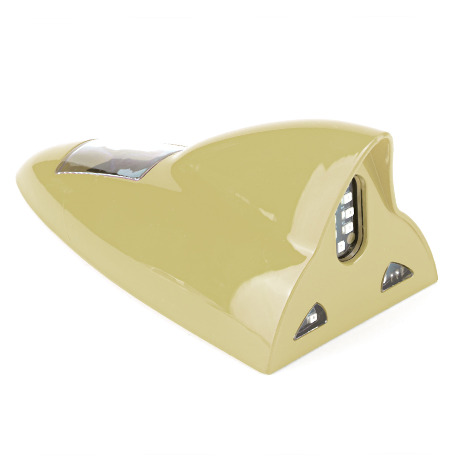 12-led-auto-blinklicht Mit Solarenergie, Haifischflossen-warnleuchte, Autozubehör, Gold