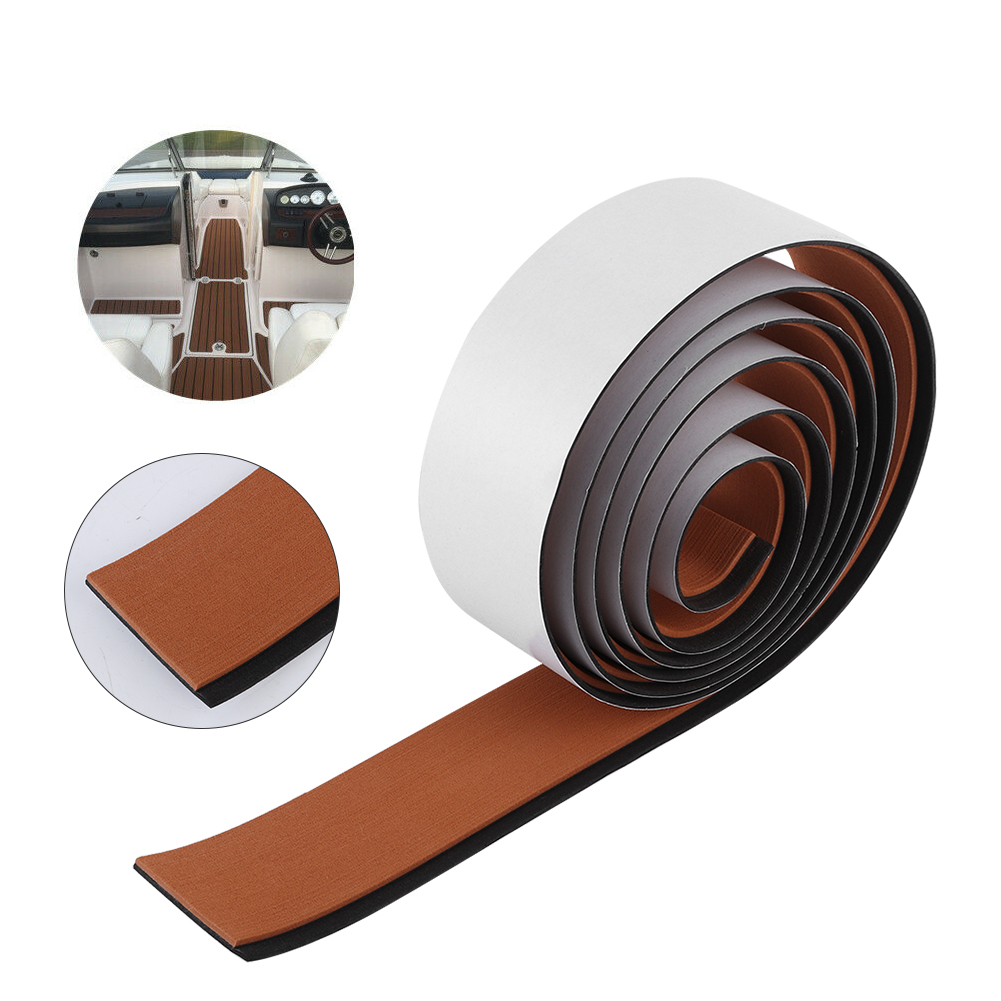 Eva-schaumstoff-bootsbodenmatte, Rutschfest, Selbstklebend, Teakholz-imitation, Dekorative Polsterung Für Yachtdecks
