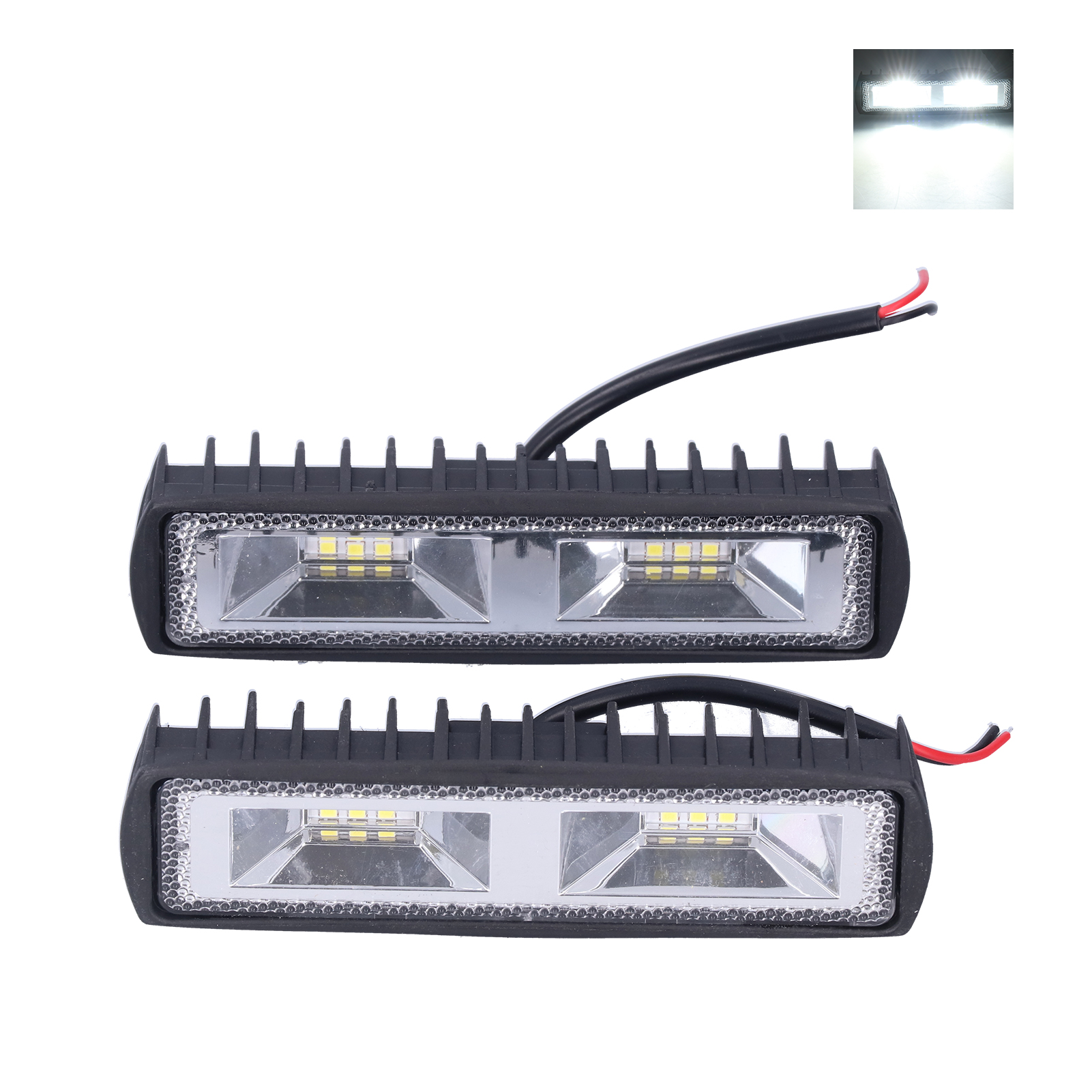 12-flammiger 36w 12-24v Led-arbeitsscheinwerfer Für Motorrad, Lkw, Boot, Traktor, Anhänger, Geländewagen