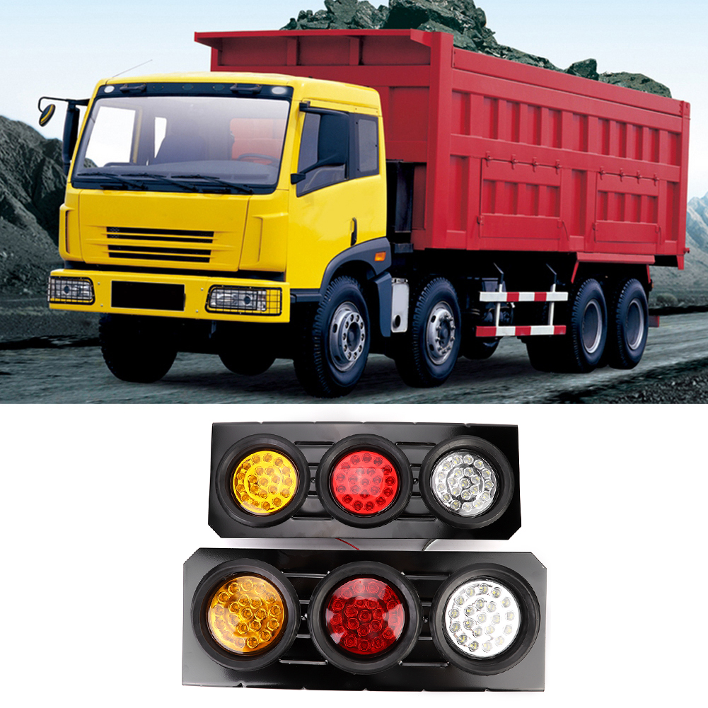 2 Stück Wasserdichte Rücklicht-blinkerlampen Mit 63 Leds Für Anhänger, Lkw Und Wohnwagen