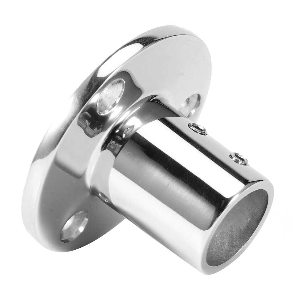 90-grad-rundrohr-handlaufbefestigung, Edelstahl 316, Bootsbeschläge, 22 Mm / 0,9 Zoll