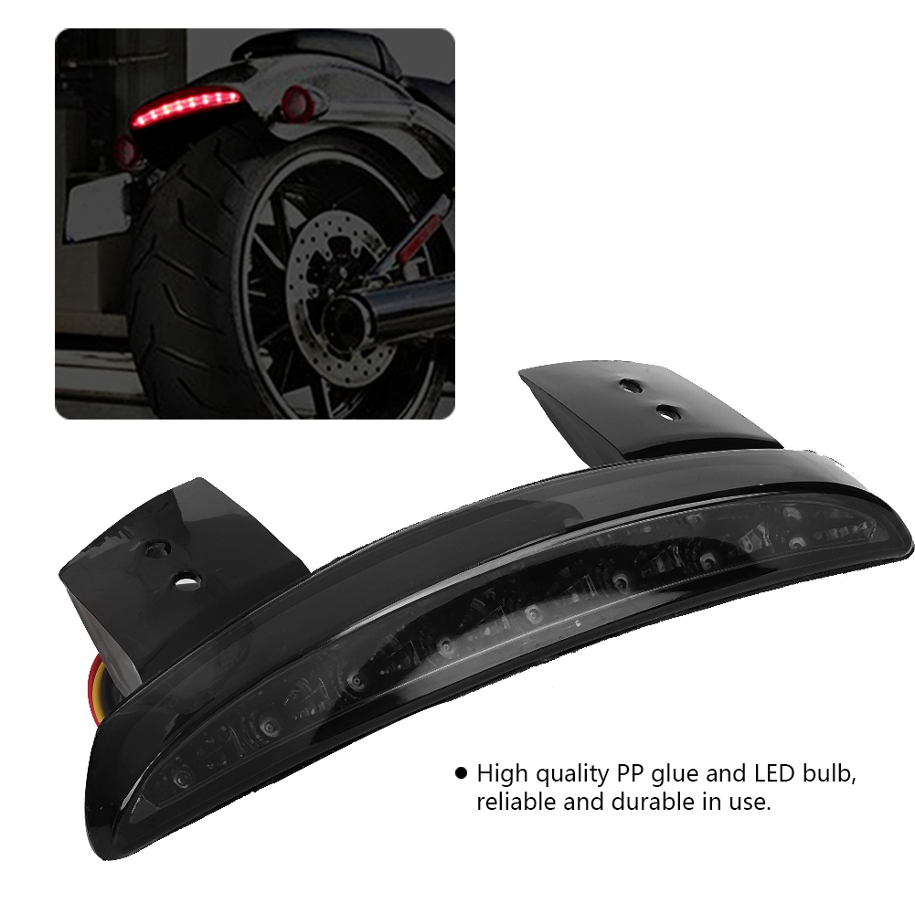 Led-rücklicht Für Motorräder, Getöntes Brems-/blinkerlicht, Universelles Zubehör Für Motorradlampen