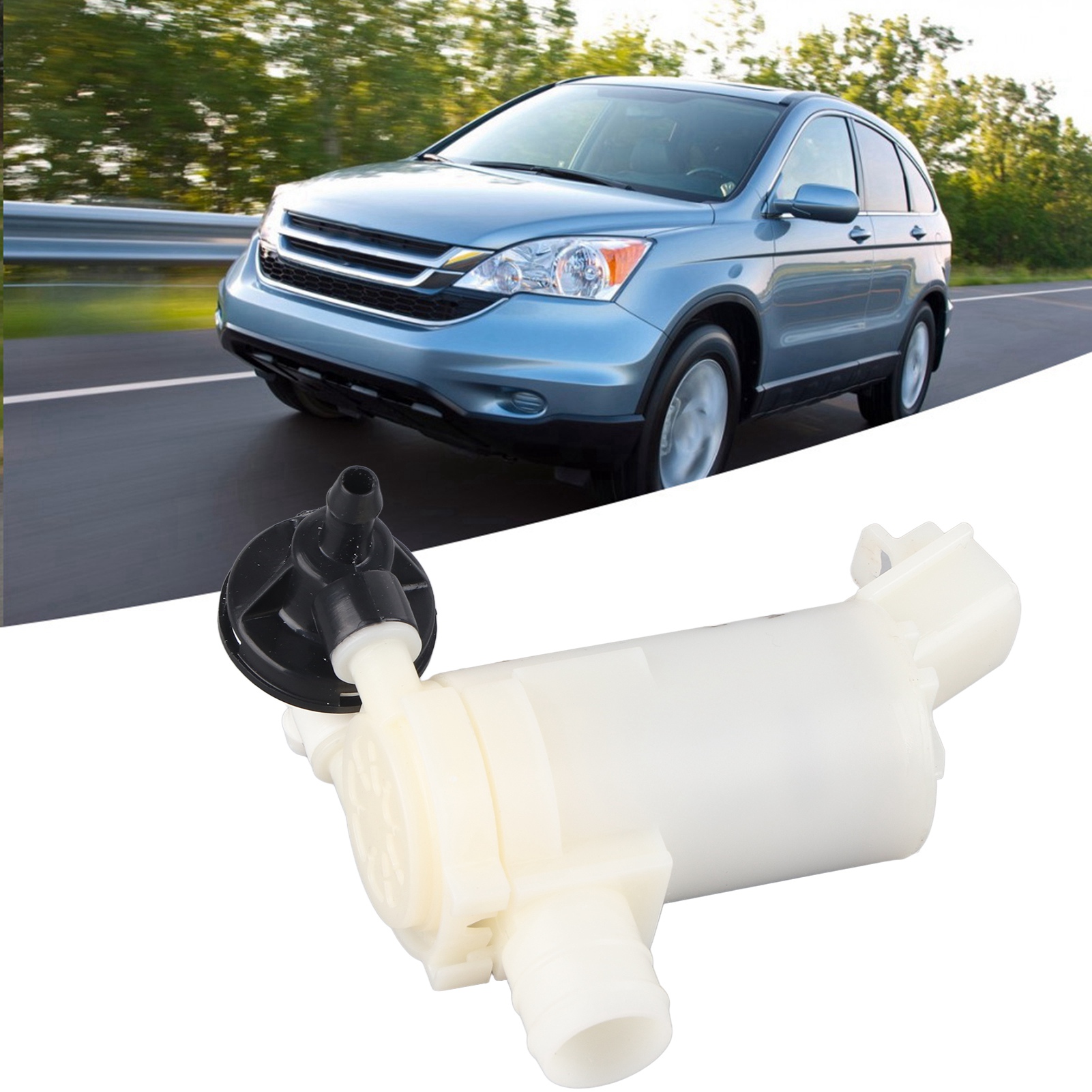Scheibenwaschpumpe 76806-sma-j01, Kompatibel Mit Honda Cr-v (2007–2011), Original-ersatzteil, Scheibenwaschflüssigkeit, 12 V, Vorne, Neu