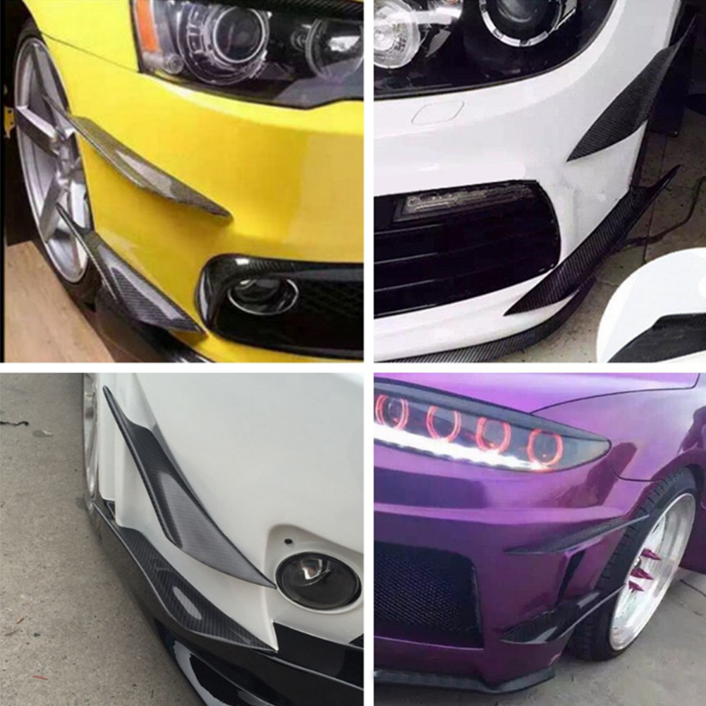 4-teiliges Set Universeller Frontstoßstangen-lippensplitter-deflektorspoiler-panel-ersatzteile Für Autos