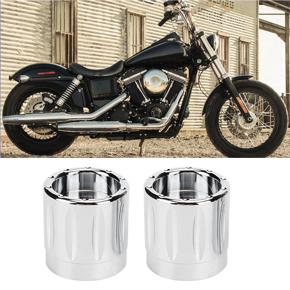 Dekorative Muttern Aus Aluminiumlegierung Für Motorradachsen, Schädelförmige Schraubenköpfe, Chromkappen, Zubehör Zur Individuellen Gestaltung, 2er-set