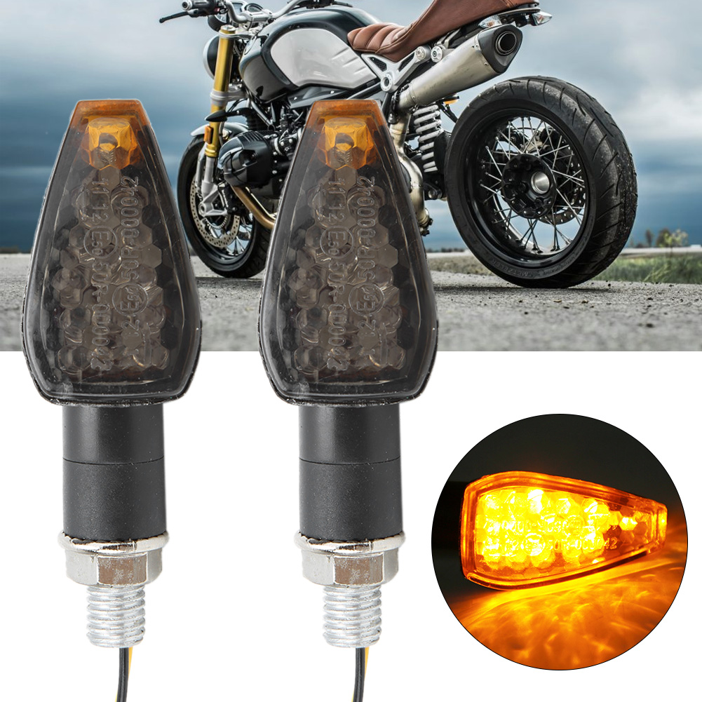 Motorrad-blinker Mit 14 Leds, Zubehör Kompatibel Mit Yamaha, Getönte Gläser