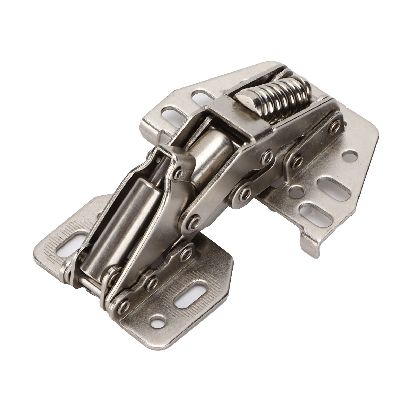 90°-rahmenloses Schrankscharnier Mit Hydraulischem Dämpfer, Soft-close-mechanismus Für Bücherregale Und Schränke, Leise, Verstellbar